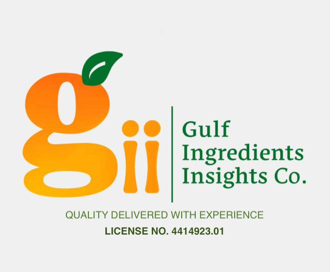 The GII citrus mark and Gulf Ingredients Insights wordmark